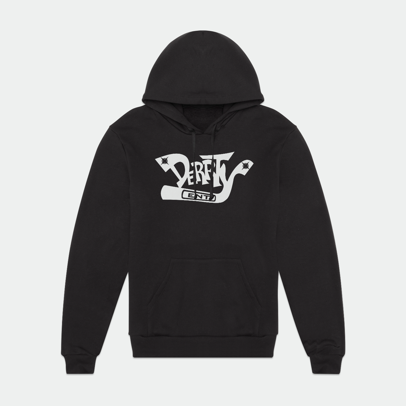 Derrty Ent Black Classic Logo Women's Pullover Hoodie