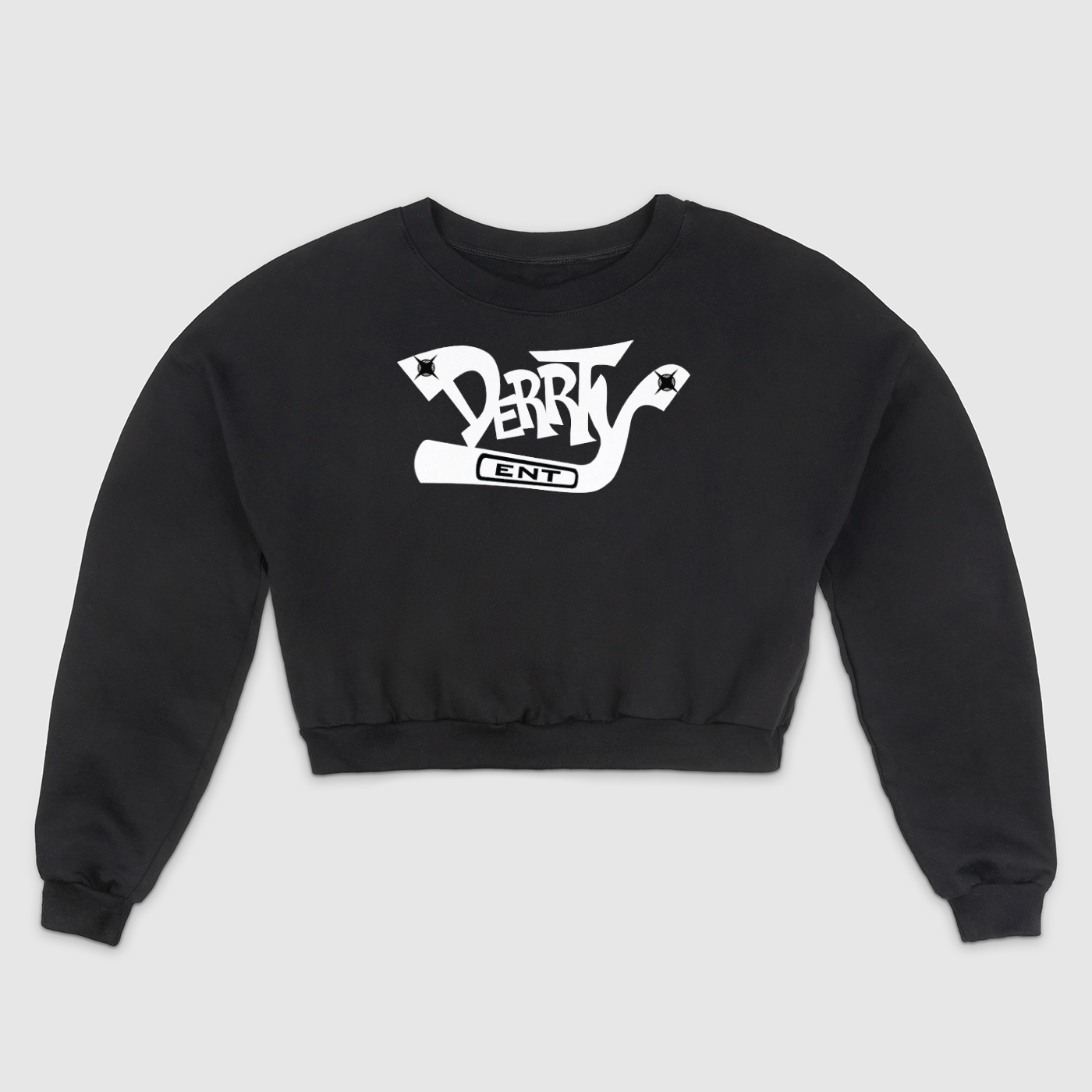 Derrty Ent Cropped  Womens Crop Sweatshirt