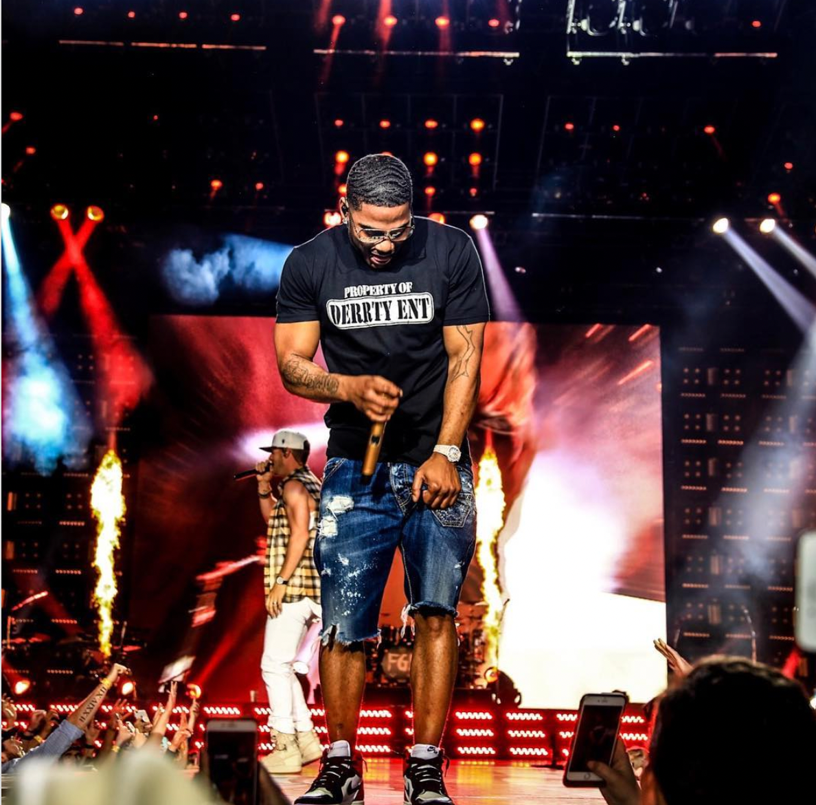 Property of Derrty in Black Mens Supima Tee