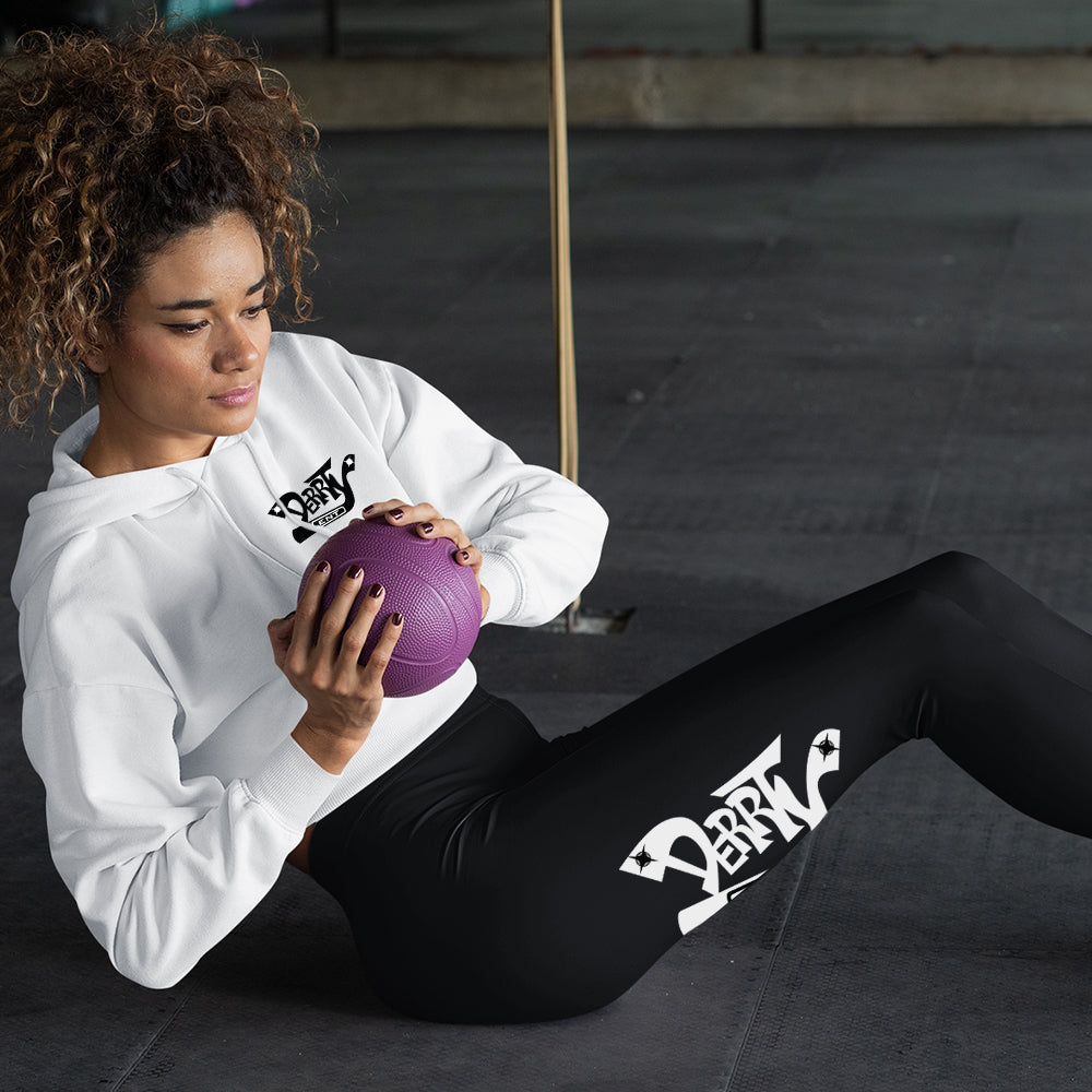 Derrty Classic Logo Along Leg High Waist Legging