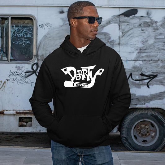 Derrty Ent Black Classic Logo  Unisex Pullover Hoodie