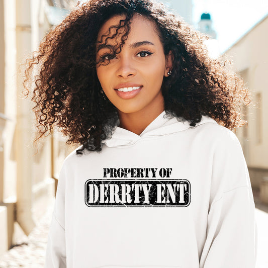 Property of Derrty Ent Unisex Pullover Hoodie